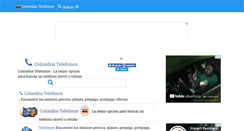 Desktop Screenshot of colombiatelefonos.com