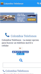 Mobile Screenshot of colombiatelefonos.com